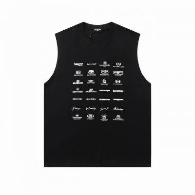 301# 新款 高品质Balenciaga正面背面印花Archives Logos艺术标.240克双纱面料 360克双纱螺纹.男女同款.宽松螺纹. 颜色 白色