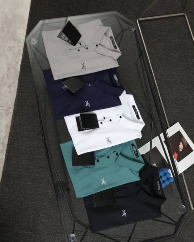 上新 跑量款无优惠 Arcteryx 始祖鸟翻领胸标Logo短袖T恤，男款夏季polo衫短袖，商务休闲简约风，上身帅气百搭，夏季必备百搭奢潮单品 高端定制进口冰