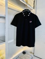 穿200斤路易威登Lv 原单品质 2025最新款衣服 男装翻领短袖 精选专柜订制顶级朱地丝光棉进口面料 所有细节做工完美1比1复刻 还原正品百分百 原版五金 高