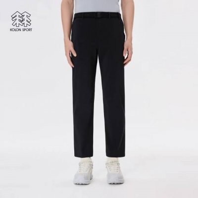 2025原单Kolonsport可隆速干防晒男裤，薄如蝉翼，上身凉感十足，Logo自带反光效果 防晒Upf80+抗菌防泼水接触凉感火山岩腰带裤。原单工厂p大货剩