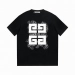 givenchy 纪梵希 标识Logo字母印花百搭简约短袖T恤男女同款 吊牌 领标 水洗唛 三标齐全 定织定染280克精梳棉面料 尺码 S-Xxl 颜色 黑色