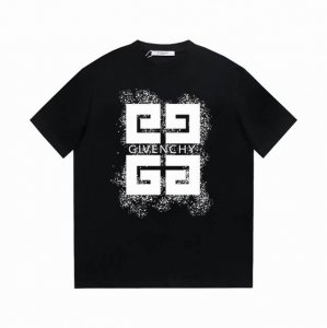 givenchy 纪梵希 标识Logo字母印花百搭简约短袖T恤男女同款 吊牌 领标 水洗唛 三标齐全 定织定染280克精梳棉面料 尺码 S-Xxl 颜色 黑色