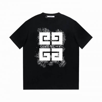 givenchy 纪梵希 标识Logo字母印花百搭简约短袖T恤男女同款 吊牌 领标 水洗唛 三标齐全 定织定染280克精梳棉面料 尺码 S-Xxl 颜色 黑色