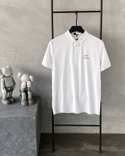 arcteryx 始祖鸟翻领胸标Logo短袖T恤，男款夏季Polo衫短袖，四色可选，商务休闲简约风，上身帅气百搭，夏季必备百搭奢潮单品 高端定制进口冰丝无痕速干