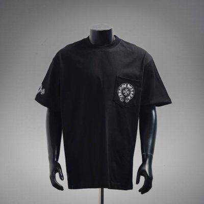 chrome Hearts 克罗心 25Ss彩色串标短袖T恤 宽松版型高密度针织 面料 克双纱 1*1双纱螺纹 手感柔软舒适 不变形 Os落肩宽松版型 男女同款