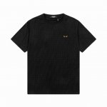 Fendi 芬迪25Ss新款提花字母短袖 高品质 重工艺 面料- 采用270克双股精梳棉面料.索罗纳螺纹订织订染国标一级面料 工艺：采用进口“Bergi Sup