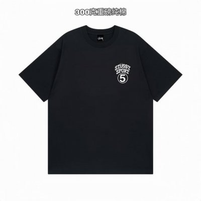 斯图西Stussy Sport5号字母印花短袖百搭T恤短袖情侣款 面料：重磅双纱300G纯棉新疆长绒棉越洗越有质感穿上去不松垮不起球不掉色。 克重：绝对用料实打