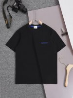 Burberry 甄选260克定制面料 顶级品质 精制字母Logo 数码渐变工艺 男女同款 尺码S M L Xl Xxl 五个码 颜色黑色 白色