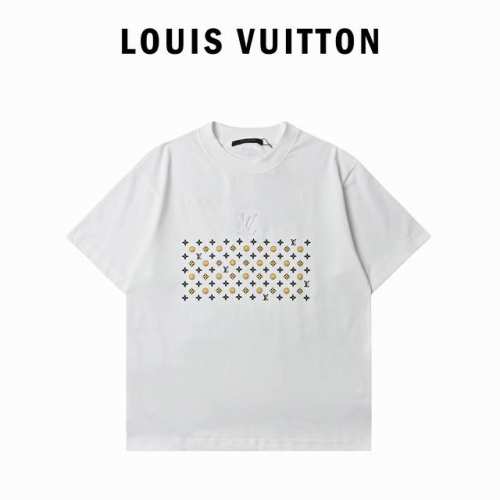 Louis Vuitton 路易威登Lv 笑脸浮雕徽标短袖T恤 028 Size：S-L
