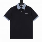 Miu Miu缪缪Mm 蓝格领徽标短袖polo衫 正品9050购入开发，采用 克双精疏棉股珠地布，定制条纹梭织布，定制扁机罗纹，面料酵洗，进口刺绣，定制辅料，合