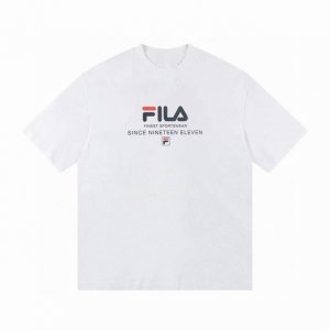 高品质斐乐Fl2025夏季最新系列胸前印花经典圆领短袖 风格简单大方，特具吸引力！版型不挑人，可盐可甜， 基础搭配谁穿都好看！版型整体宽松舒适，很Nice 时髦