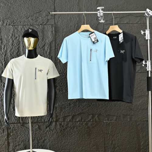 Arc'teryx 始祖鸟夏季新款户外运动冰丝速干透气短袖T恤 整一批面料全都是科技速干面料，贴肤丝丝滑滑亲肤沁凉，夏季穿特别舒服的面料，这一件一定要给家里男士