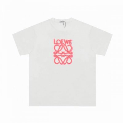 顶级代工品质 loewe 罗意威25Ss 经典刺绣T恤短袖 不需要所谓烂大街的华丽文案 主打品质 - 面料经过2次高温缩水固色 不变形不缩水不起球 -正确Os版