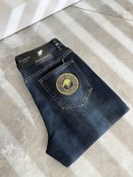 stefano Ric*I 史蒂芬.尼治 2025春夏男士原单休闲牛仔裤，重磅推荐！品质“牛啤” 此款所运用原版专属面料！还是工艺都堪称顶尖，设计鹰头Logo五