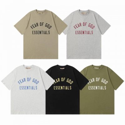 f060# P60 2025Ss Fear Of God Essentials 印花宽松短袖T恤 高品质！！原版定制面料，原厂品质！！ 做工细节做到极致，区别市