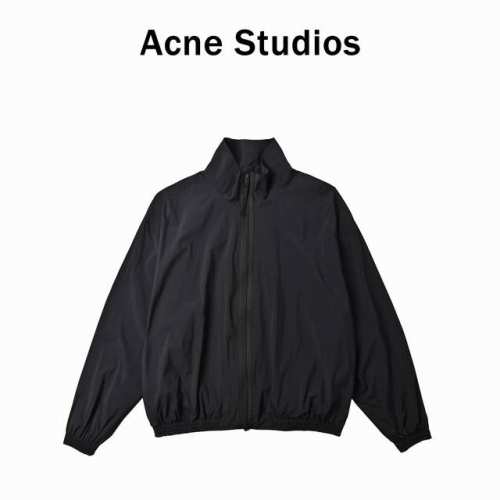 acne Studios 25早春新款 1996系列风衣外套徽标刺绣廓形夹克外套 原版开发 整体版型偏宽松 非常适合春季 定制的面料轻松 解锁情侣款穿搭内里透气
