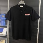 443 当天到货 现货现配 thom Browne 汤姆布朗25Ss双杠口袋针织衫polo短袖 原版面料 官网同款 非再生纱 高版本 独立定织面料 经历柔软定型