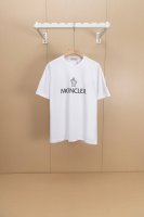 挂拍图 顶级版本 Moncler 蒙口 字母Logo Logo标识精致升级，灵感源自八十年代复古 原版面料 官方同款 短袖T恤 定制270克同缸染面料 手感非常