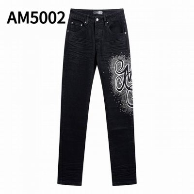 编号Am5002 Amiri修身小脚弹力牛仔裤