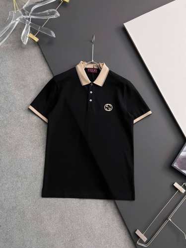 gucc* 25Ss最新独家研发纯棉Polo功能性T恤、 抑菌 高弹功能性Polo男士短袖Polo衫，品牌最新设计元素！既不单调也不复杂,恰到好处的展现品味！客