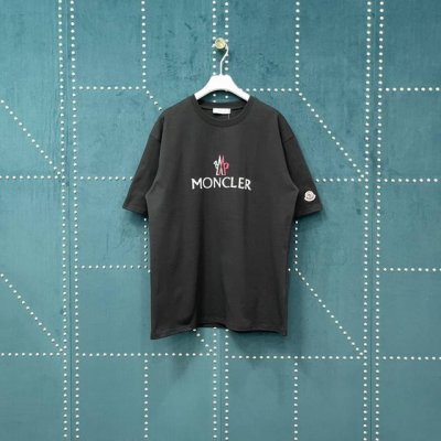 蒙口 Moncler 25Ss 法国雄鸡Logo印花短袖T恤 Ml021 轻奢主义 男女日常通勤穿搭必备单品 正确版本 随意对比 详细特征 260克 % 纯棉双