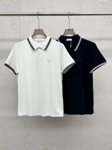 新品 高端洋行出品. 春夏Cd Dh刀片刺绣标识徽章polo衫短袖T恤 .简约而不失精炼风范的T恤.缔造现代优雅造型的最佳单品.针织珠地棉面料,先进的针织微密型