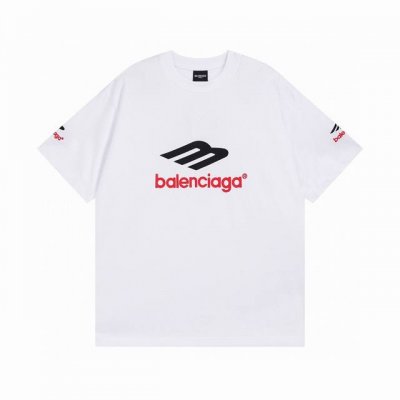 balenciaga 巴黎世家2025 Ss 经典前后左右Logo刺绣短袖T恤 本市场No.1的质量 真正天花板品质 全部原版开发注意细节图 避免被盗图商家混发