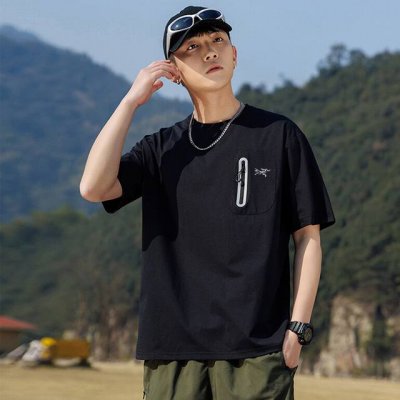上新 Arc'teryx始祖鸟短袖速干轻薄款商务夏季户外两用T恤压胶凉感无痕polo！ Arc'teryx始祖鸟Upf 80+凉感防晒男款休闲商务速干 这款冰感