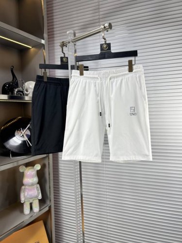 fend*芬迪 Ss25夏季新款男士休闲短裤，堪称百搭单品，涤纶束干面料 微弹性 松紧腰边抽绳设计，保型性好、低弹丝的构造使裤身弹性恰到好处，并且不易起皱！码数