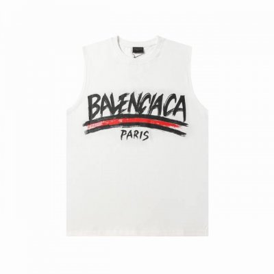 326款 新款 高品质 Balenciga 巴黎世家 新款 前后可乐涂鸦Logo字母背心。 标准印花技术，纯棉柔软面料，对色定染面料，采用涂鸦工艺，潮流感十足，