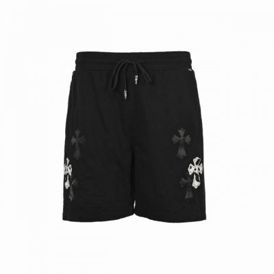 chrome Hearts 克罗心 十字架贴布徽标短裤 原版香港国专8700购入 面料采用330克全棉材质 手感软糯舒适 成衣水洗工艺 进口Tajima机台定位