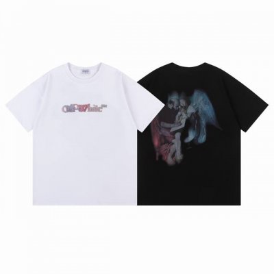 9036# Off White新款宽松版短袖T恤 尺码 S M L Xl 颜色 黑色 白色