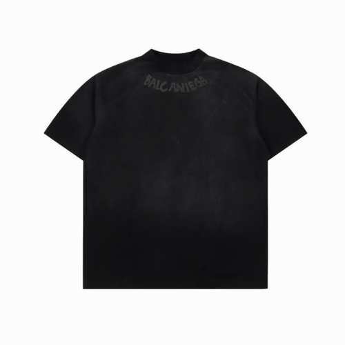 balenciaga 巴黎世家 发泡字母水洗圆领短袖 定制高克重 针织棉面料精心制作 手感特别的扎实 质感拉满 松软细腻上身舒适 优越的吸湿排汗性能 不闷热 胸