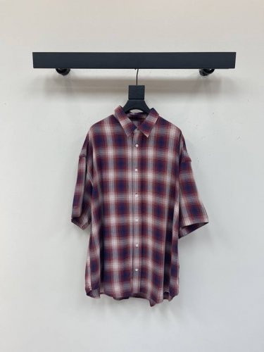 Acne*25新款色织格纹衬衫 颜色百搭高级 定制版型包容性好 尽显高级随意感 视觉盛宴 四季必入的百搭单品 订制面料 休闲范儿十足 女神必入神器 版型百搭不挑