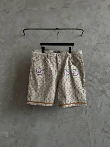Louis Vuitton Fw25春夏款走秀联名男女同款 短裤 码数: S M L Xl Fw25 Louis Vuitton巴黎走秀款棒球套装男女同款！
