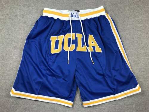款号K115 顶级刺绣版本 Ucla刺绣口袋裤篮球短裤 Just Don Nba 球队球裤系列单品 -定制优质网眼布面料，Dri-Fit 技术导湿速干， 防静电