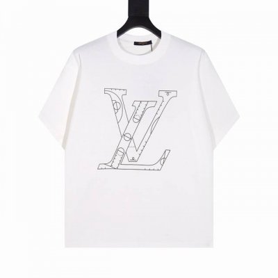 款号Y720 Louis Vuitton & Nba 21Ss 联名款印花Logo短袖 搭配更为年轻化风格，前幅丝网手工印花，扫图作菲林花了足足两天，多次修改菲