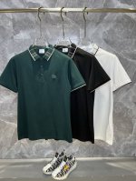 burberry巴宝莉 2025春夏最新款翻领时尚短袖T恤，高级定制面料！贴肤舒适，丝滑透气，耐看又好穿，原厂工艺一丝不苟，型男必备单品，尺码：M-3Xl