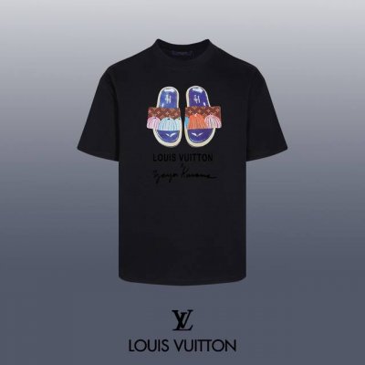 顶级代工品质 Louis Vuitton 路易威登 24Ss 经典T恤短袖 不需要所谓烂大街的华丽文案 主打品质 面料经过2次高温缩水固色 不变形不缩水不起球