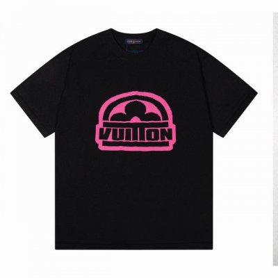 lv驴家经典Logo圆领提花针织T恤短袖 颜色 白色 黑色 码数 M L Xl Xxl