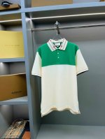 GuccⅠ 古驰 拼色刺绣新款polo衫 原版面料 原版订制辅料 官方同款 采用210克纯棉珠地面料，定制 同缸染面料 手感非常舒服爽滑 版型挺阔有型 一线品牌
