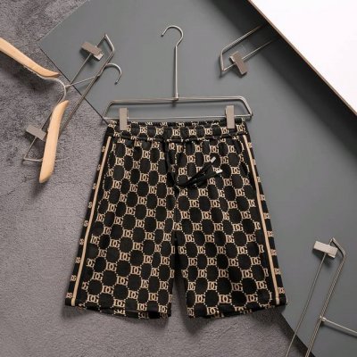 Dolce & Gabbana 杜嘉班纳 2025春夏季新款休闲高品质针织提花短裤 ，超高端品质数码印花，双压边工艺制作而成，原版复刻、整体提花最新字母联盟Lo