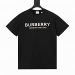 顶级最高版本 Burberry 巴宝莉 Bbr 经典胸口双字母图案圆领短袖T恤半袖 男女同款 情侣款 宽松版型 最高版本 原版面料 高版本 高品质 所有细节 面