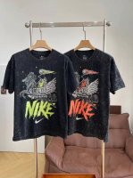 nike耐克25Ss男子复古水洗飞马印花短袖 货号：Hf6200-010-355 颜色：黑色 红杉绿 尺码：M-L-Xl-2Xl Nike男子飞马印花短袖从复古