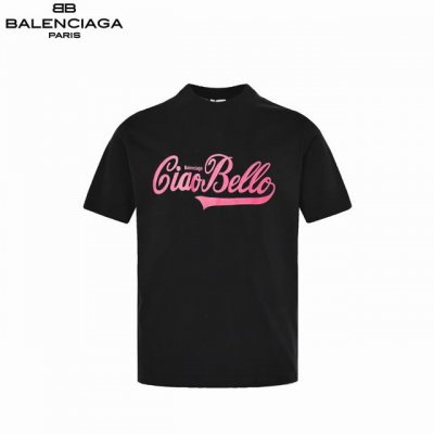 ：160 Balenciaga 巴黎世家 25Ss 可乐联名款短袖 采用进口机器织造而成，布面纹路及抓绒的独特性创造出完美的成衣效果 面料采用260克重 搭配3