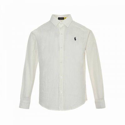 ralph Lauren 拉夫劳伦 24Fw 刺绣小标衬衫 拉夫劳伦春夏亚麻衬衫战马小标刺绣防晒外套，选用100%高支亚麻材质制作而成，面料手感细腻软糯，清爽的