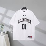 b116# 市场顶级品质 Balenciaga 巴黎世家2025Ss Basketball篮球系列印花刺绣短袖T恤 Logo采用进口田岛刺绣工艺 市场顶级的质量