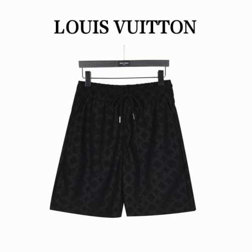 Louis Vuitton 路易威登 25Ss 满印老花提花凹凸套装短裤 原版开模。定制360G毛巾面料，定制的人造丝。61%粘胶纤维，32%锦纶，7%棉纶。