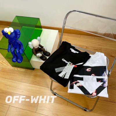 顶级版本上新 O36# -Off White圣母宗教油画箭头Ow印花短袖T恤男女情侣明星同款- 作为奢侈行列的街头时尚艺术Off White，凭借经典的标志和潮