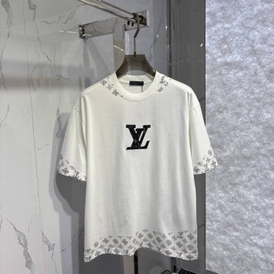 L＊新款标识短袖T恤 颜色：黑色 白色 尺码：M~3Xl
